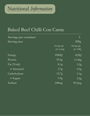 Baked Beef Chilli Con Carne