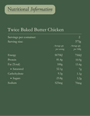 Twice Baked Butter Chicken