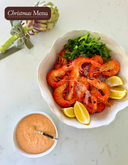 Fresh King Prawns w/ Seafood Sauce